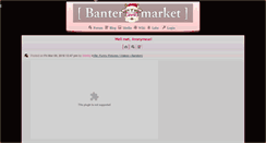 Desktop Screenshot of bantermarket.com