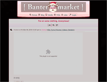 Tablet Screenshot of bantermarket.com